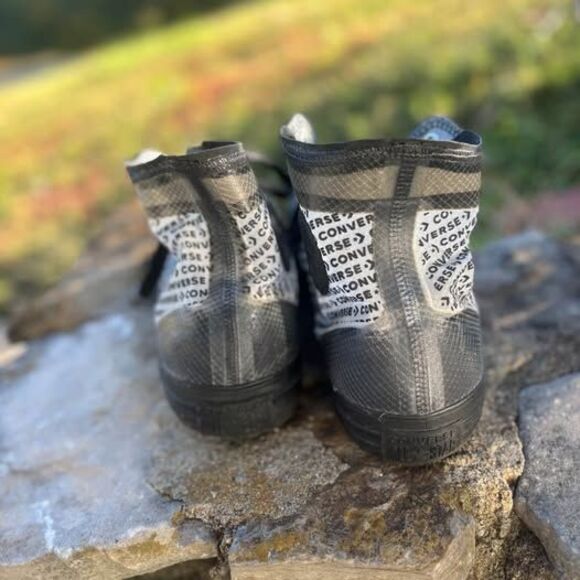 Converse Chuck Taylor All StarTranslucent Black Hi Top Sneakers Mens Size 13 - Picture 8 of 10